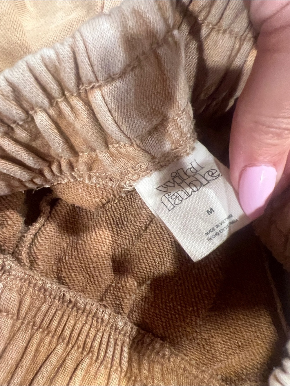 Tan Cargo Sweatpants - Comfortable Relaxed Fit - Picture 4 of 4